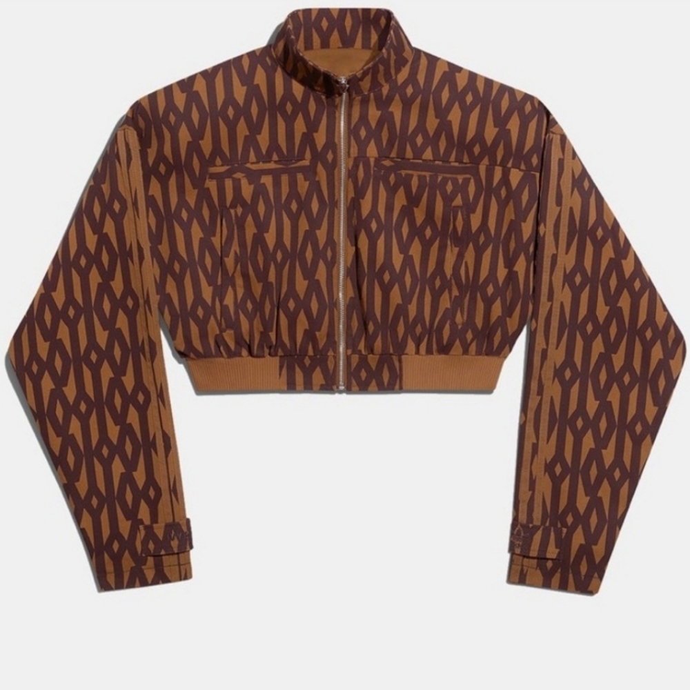 IVY PARK Crop Monogram Track Top Jacket